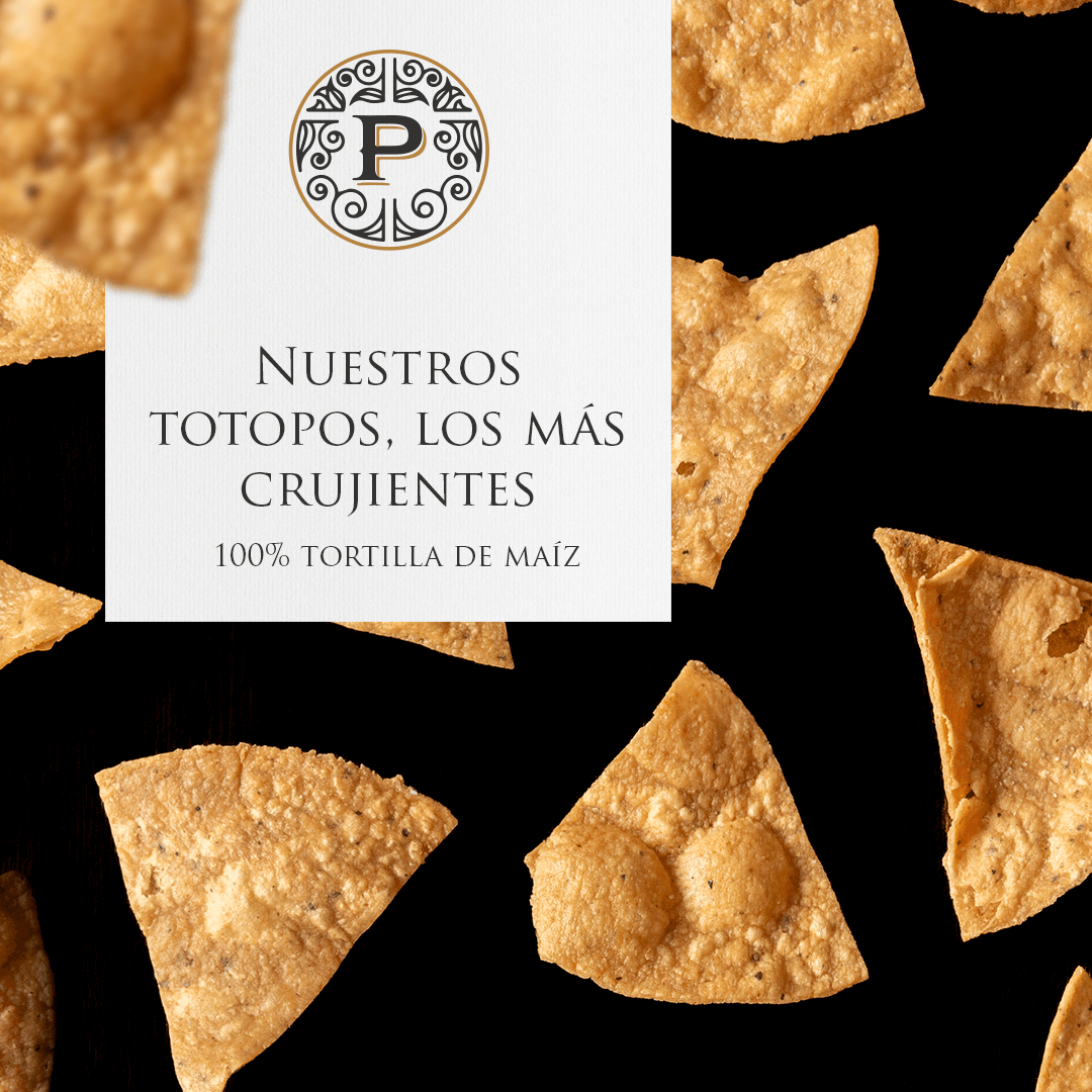 Totopos, Caja 4 kg