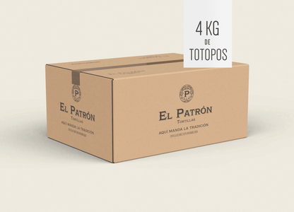 Totopos, Caja 4 kg