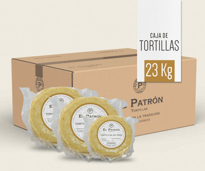 Caja de Tortillas con 23 Kg