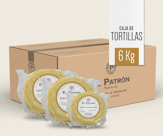 Caja de Tortillas con 6 Kg